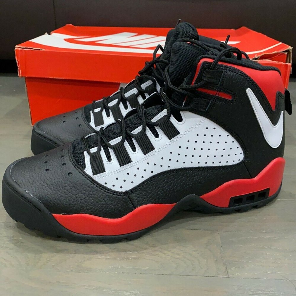 New Nike Air Darwin Rodman Chicago Bulls Red Black